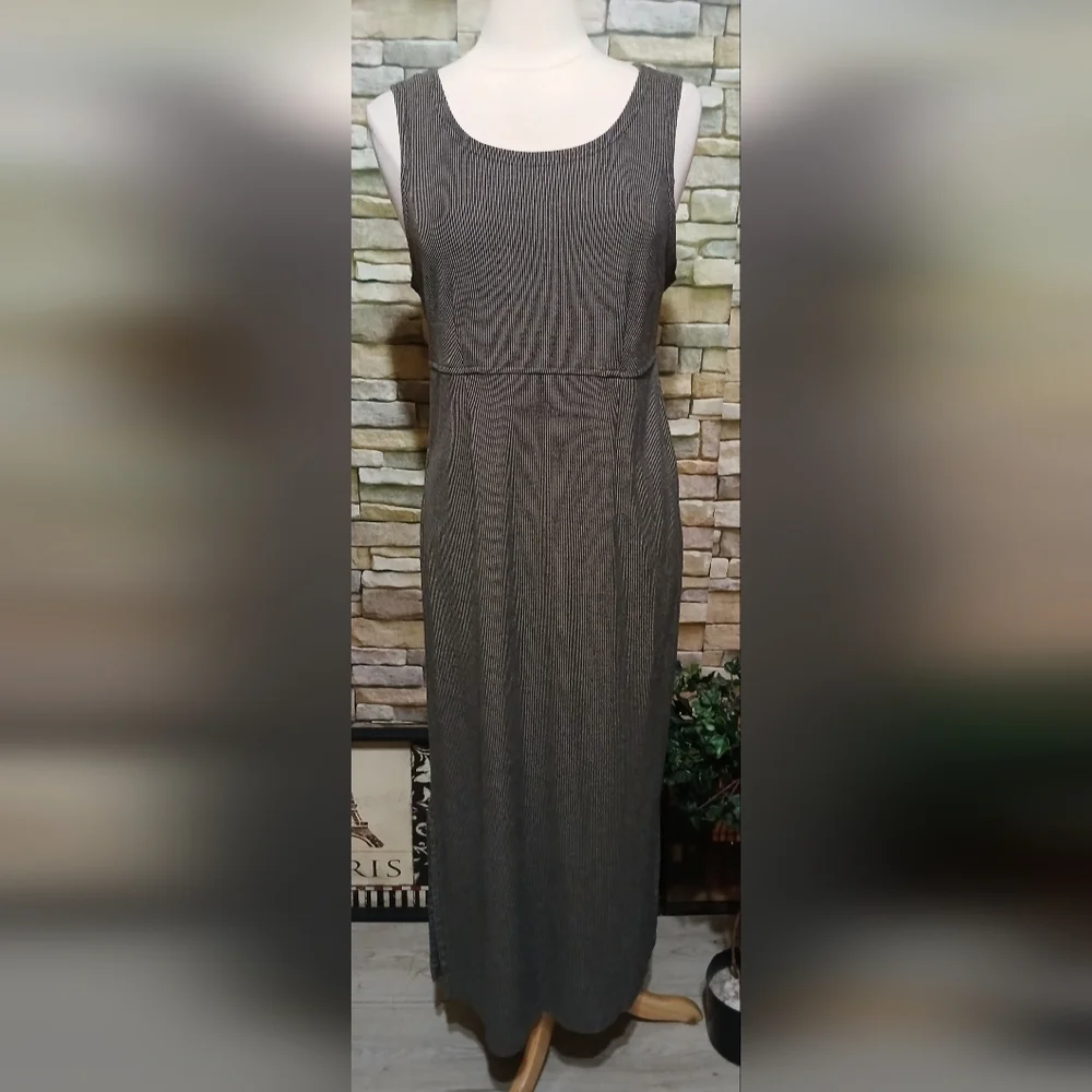 Vintage 1990s Dressing Clio Maxi Sheath Dress Corduroy Large Whimsigoth - Picture 1 of 4